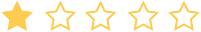 1 out of 5 star rating